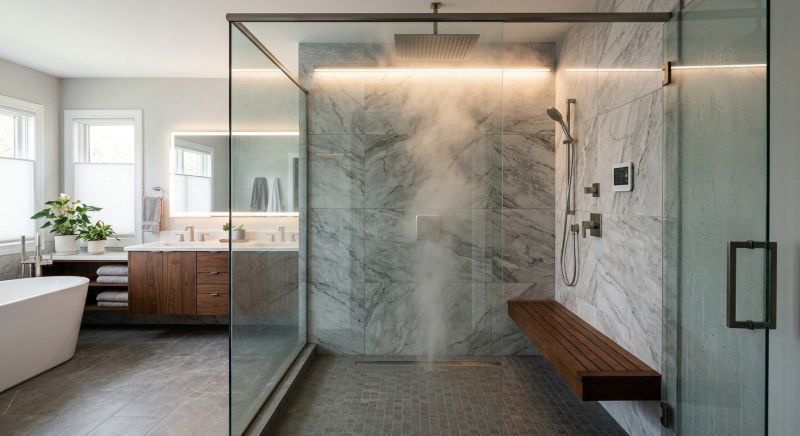 Granite Shower Installation in Llano, TX